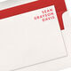 Top Right Corner Text Flat Note Cards - Letterpress Image 6 of 6